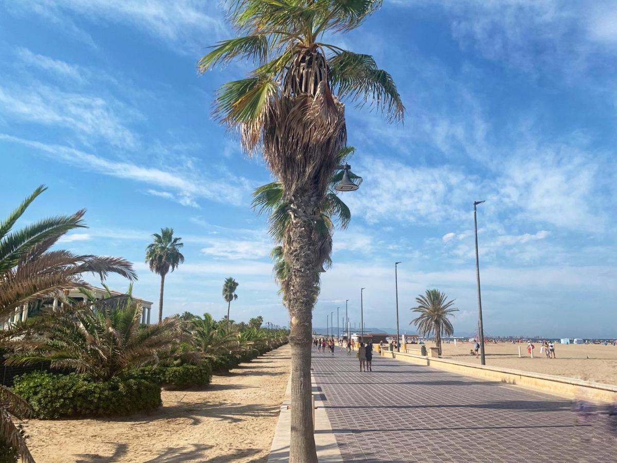 Espectacular Apartamento A 100Mt De La Playa Las Arenas Valencia Kültér fotó